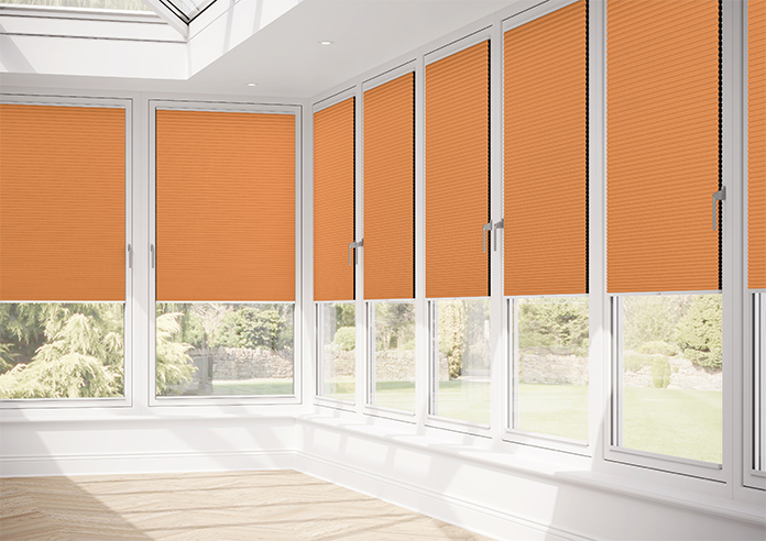 Umbra (Blackout), Orange - Stick Fit Honeycomb Blind - Image 13